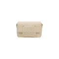 Love Moschino Cremefarbene Handtasche aus Polyethylen