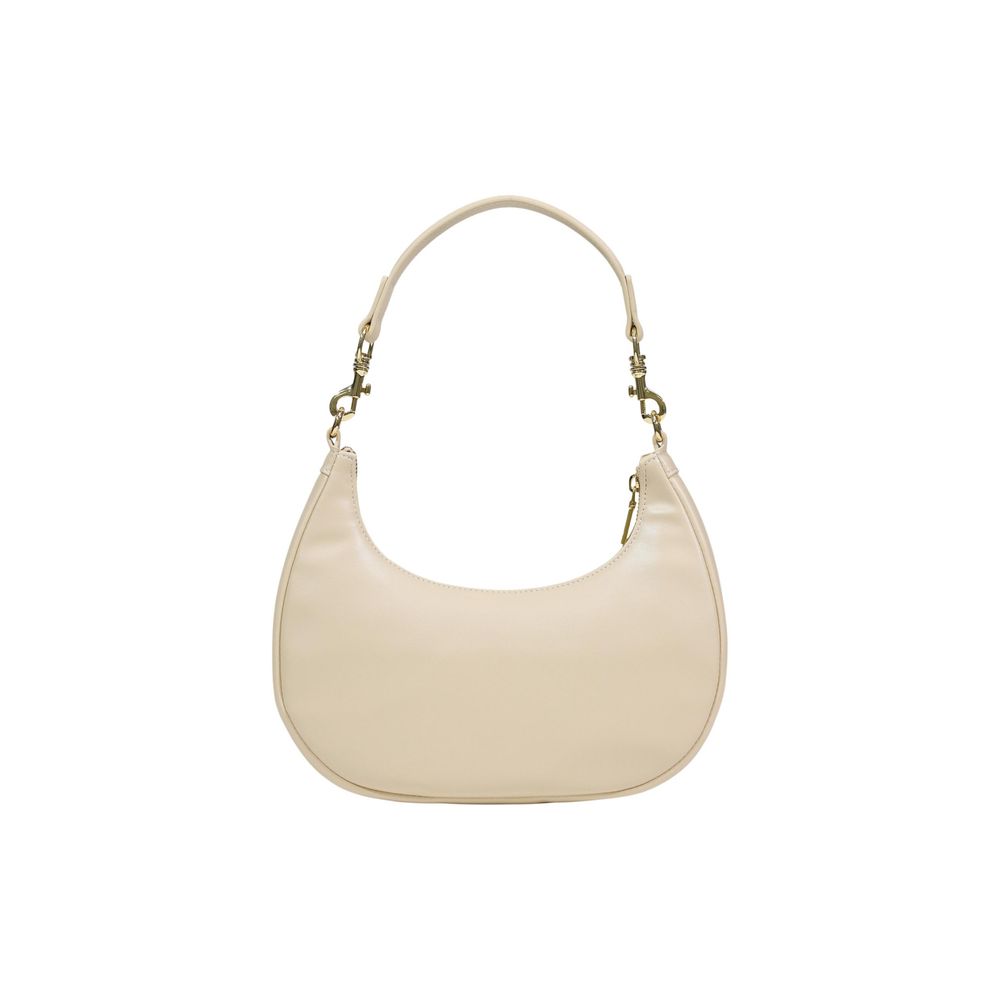 Love Moschino Cream Polyurethane Handbag