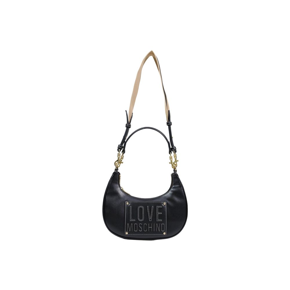Love Moschino Schwarze Handtasche aus Polyethylen