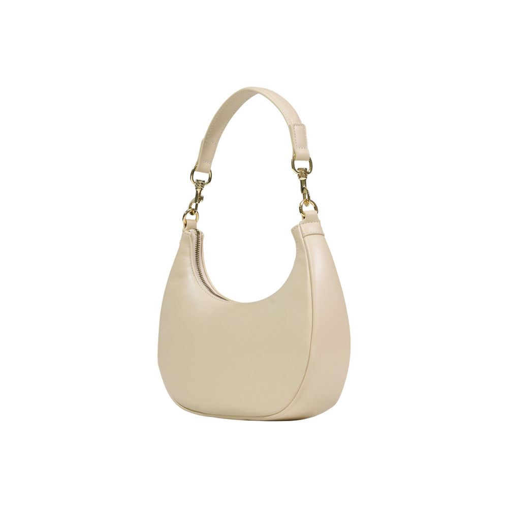 Love Moschino Cream Polyurethane Handbag