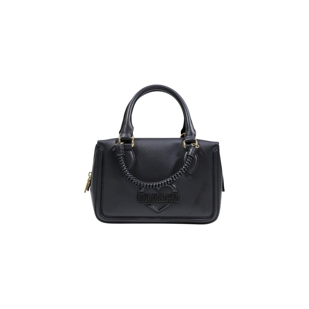 Love Moschino Schwarze Handtasche aus Polyethylen