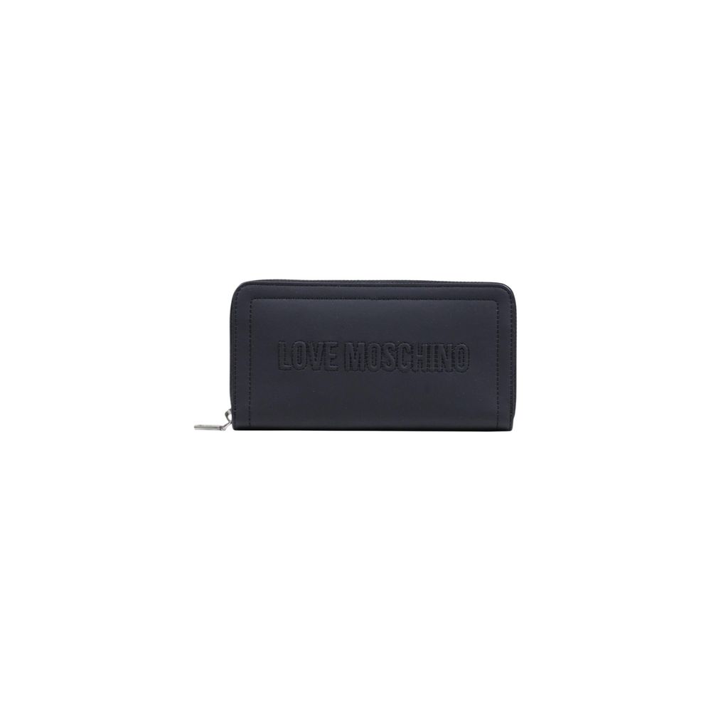 Love Moschino Black Polyurethane Wallet