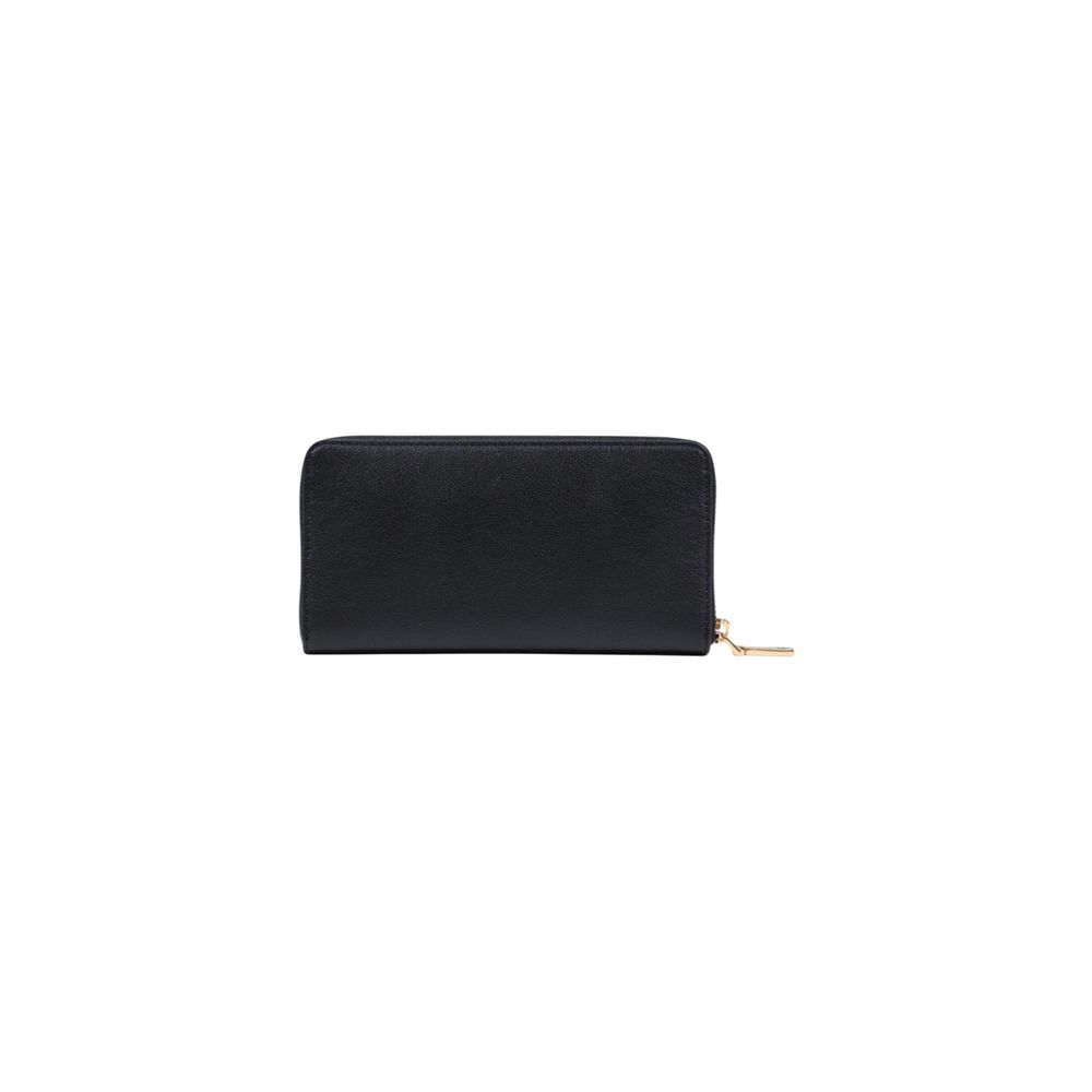 Love Moschino Schwarzes Portemonnaie aus Polyethylen