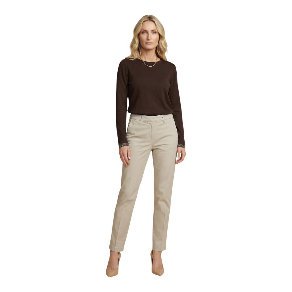 Street One Brown Cotton Long-Sleeve Shirt