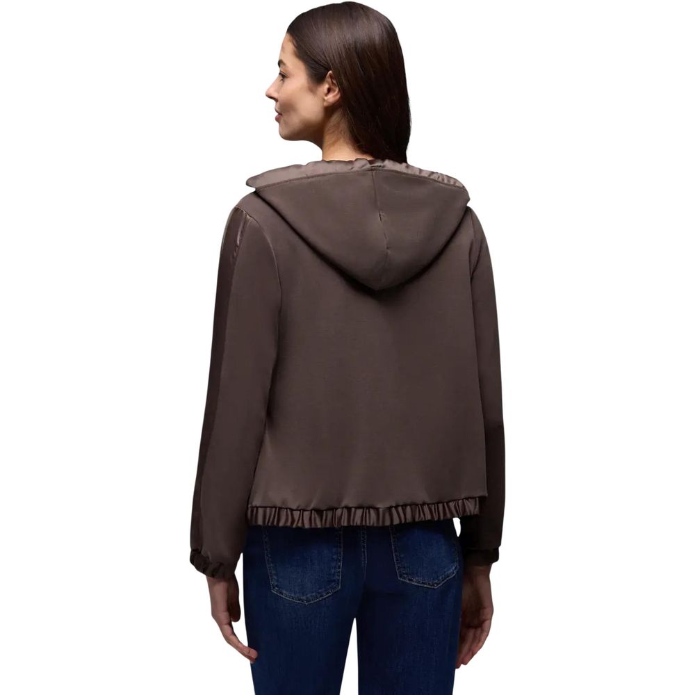 Street One Brauner Modal-Hoodie