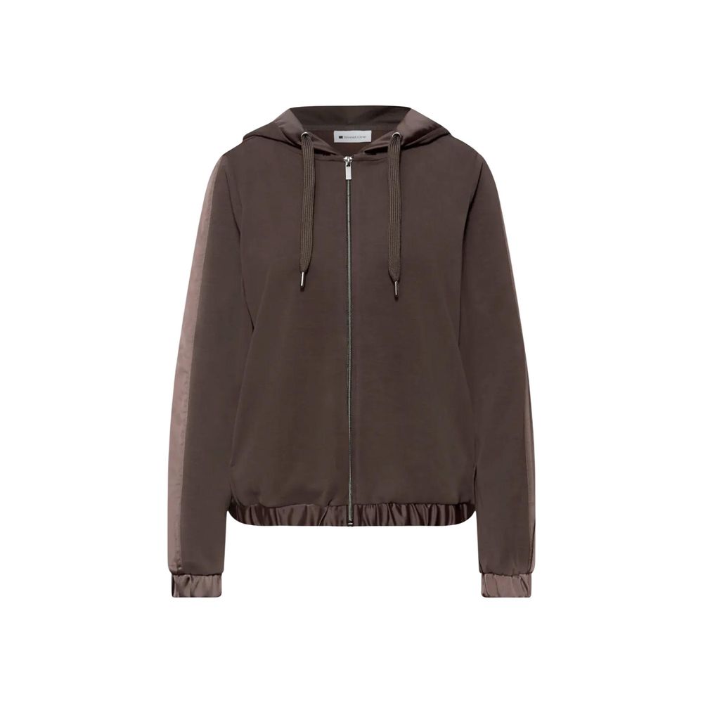 Street One Brauner Modal-Hoodie