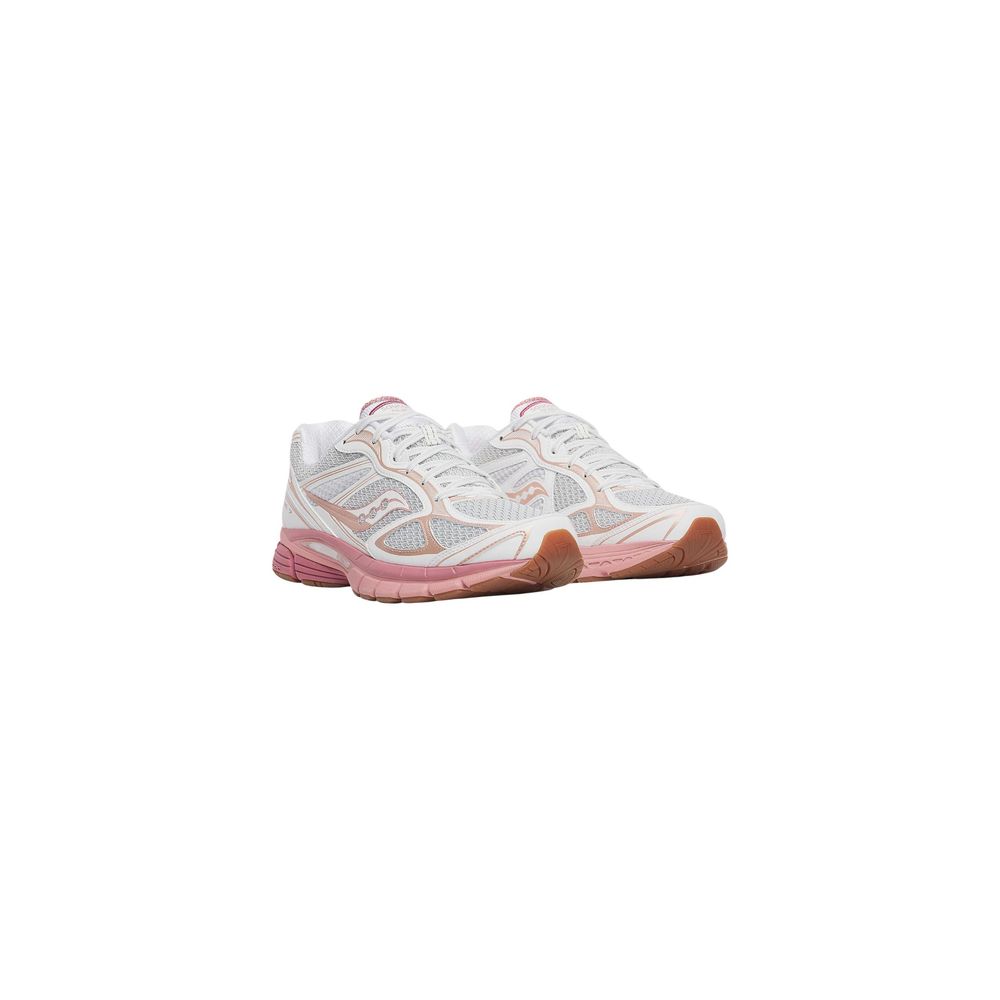 Saucony Weiße Textil-Sneaker für sportliche Looks