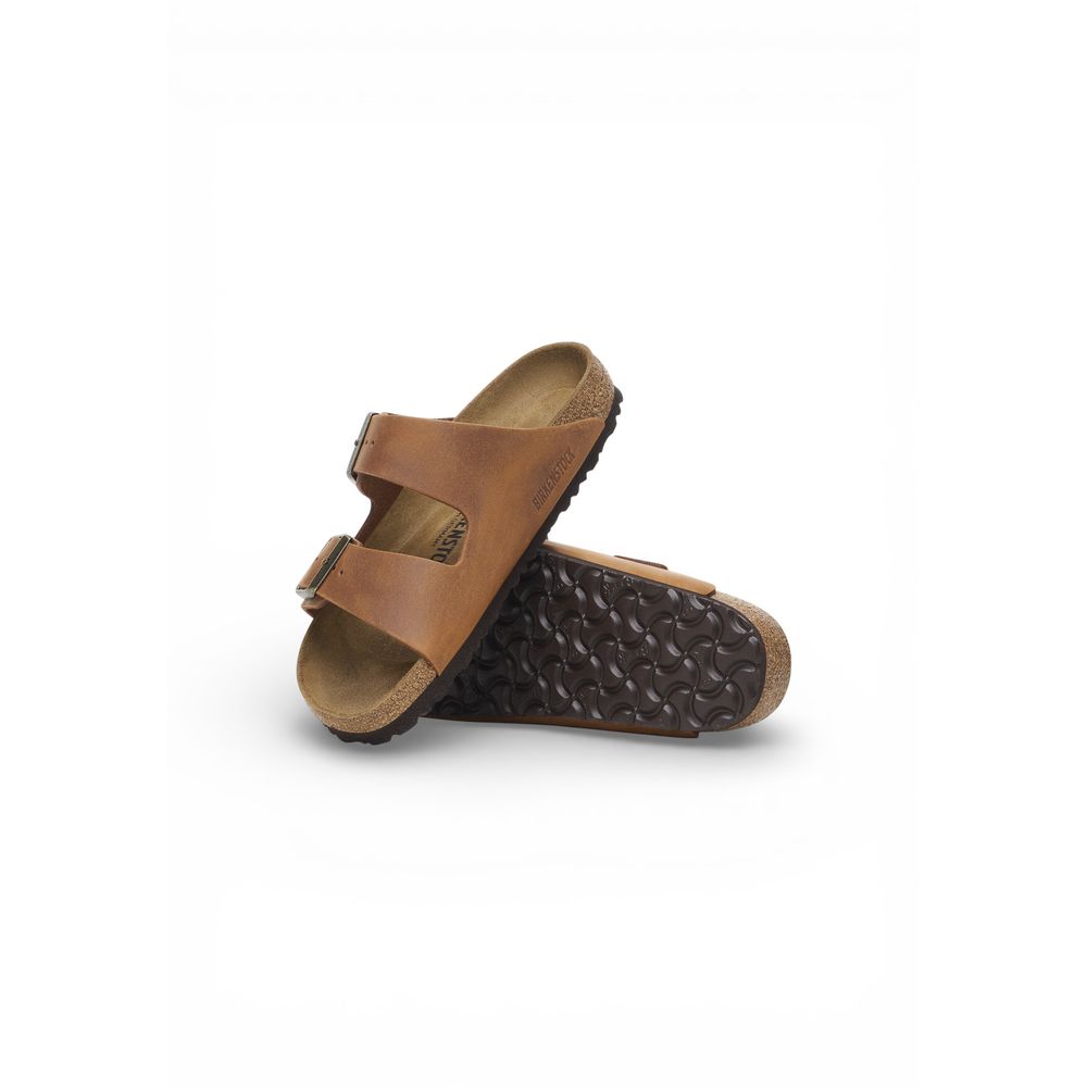 Birkenstock Braune Ledersandalen