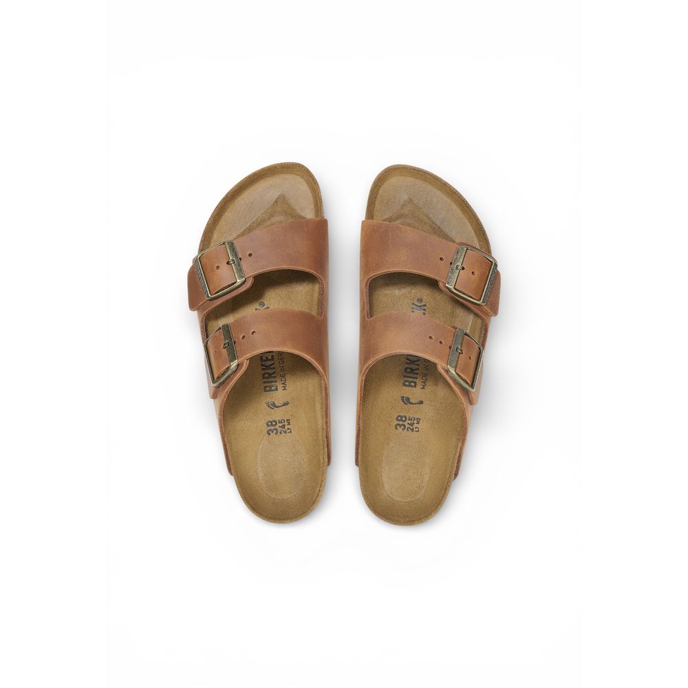 Birkenstock Braune Ledersandalen