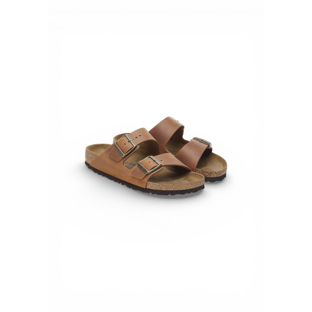 Birkenstock Braune Ledersandalen