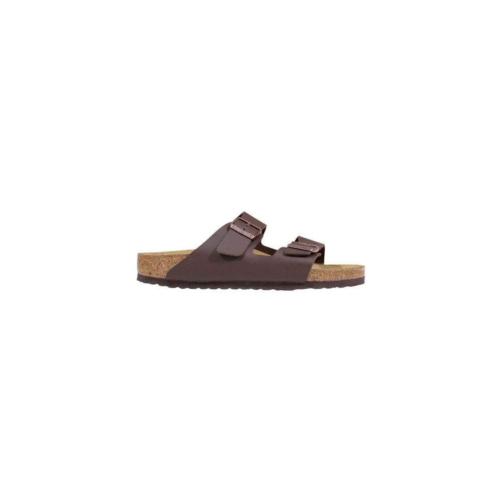 Birkenstock Braune Synthetik-Sandalen