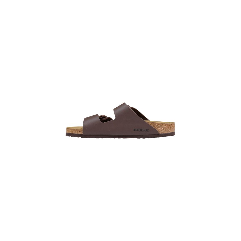 Birkenstock Braune Synthetik-Sandalen