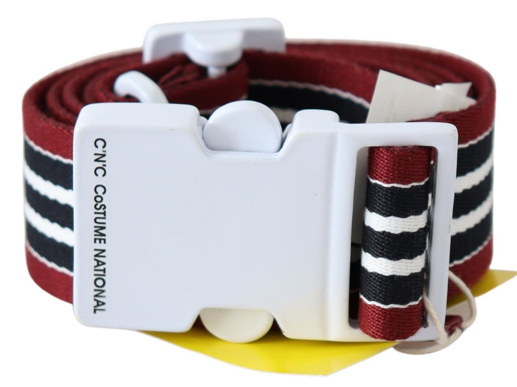 Costume National Black Cotton and Canvas Belt, Regular Fit