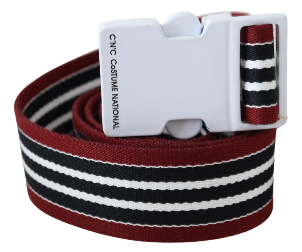 Costume National Black Cotton and Canvas Belt, Regular Fit