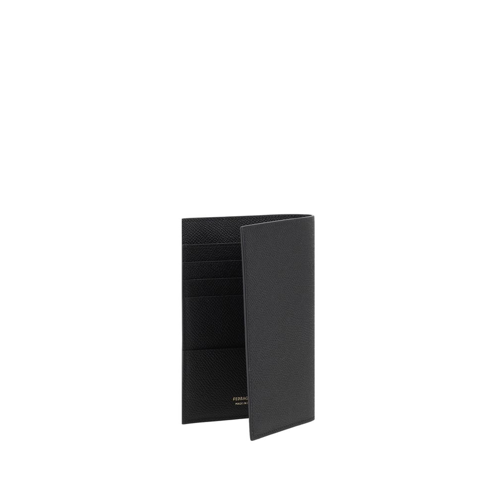 Ferragamo Black Calfskin Bos Taurus Wallet