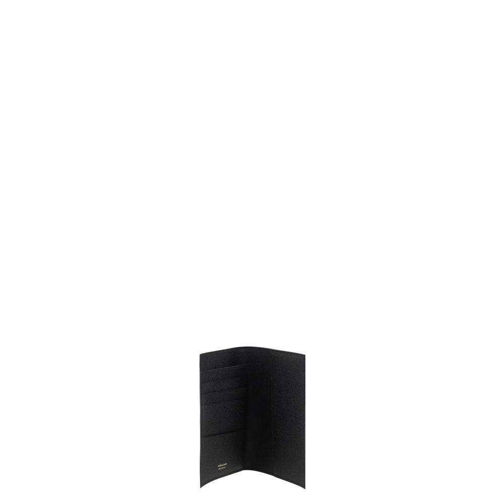 Ferragamo Black Calfskin Bos Taurus Wallet