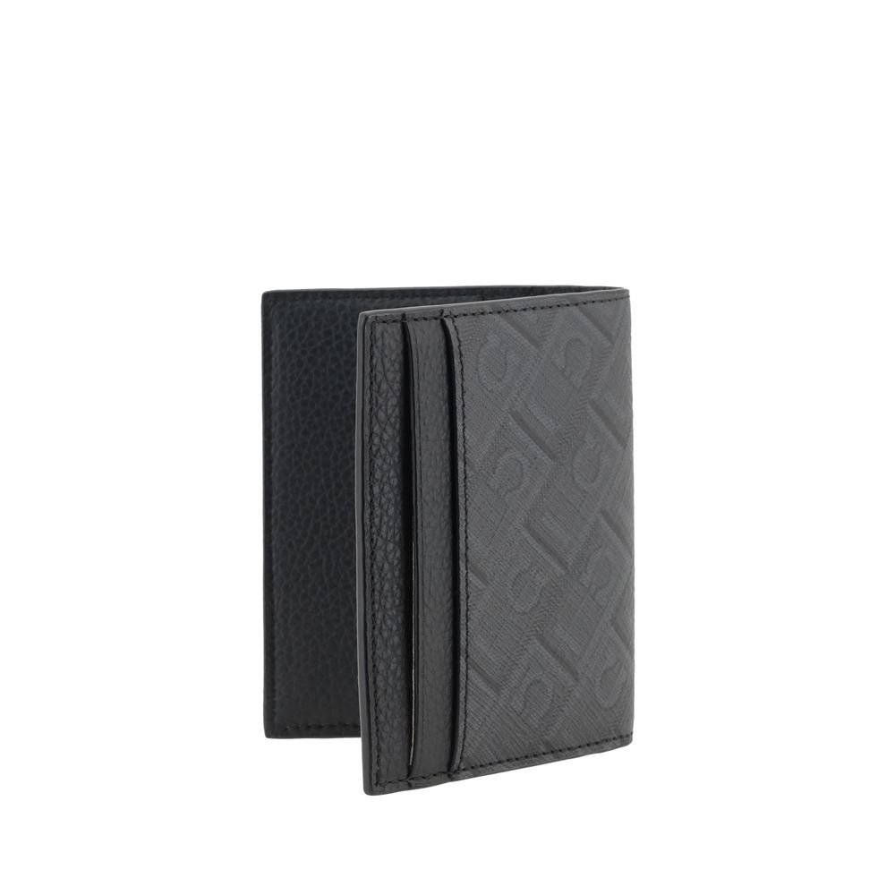Ferragamo Black Calfskin Bos Taurus Wallet