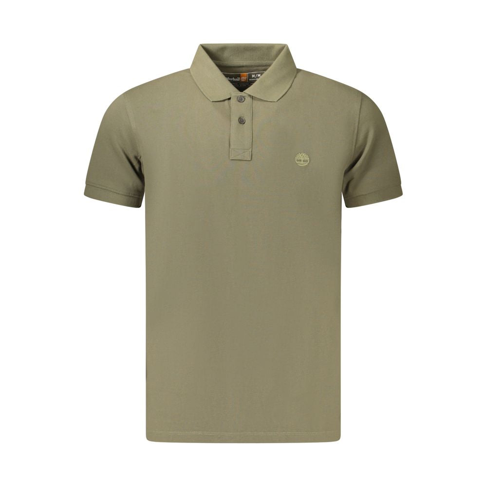 Timberland Grünes Polohemd aus Baumwolle