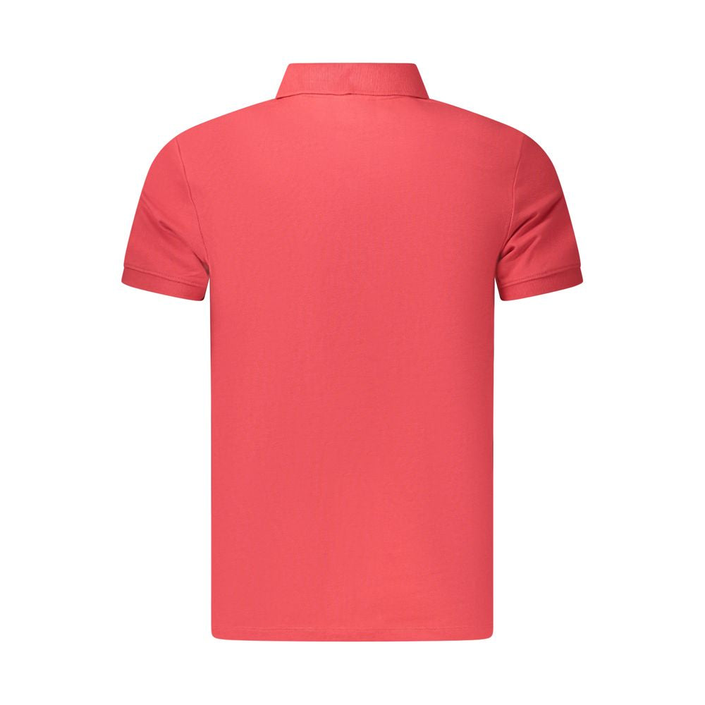 Timberland Rotes Herren-Poloshirt aus Baumwolle