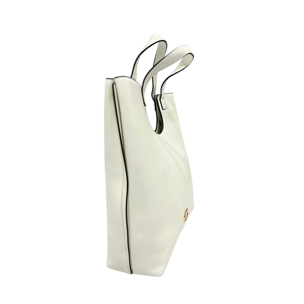 Twinset Weiße Damen-Handtasche aus PU
