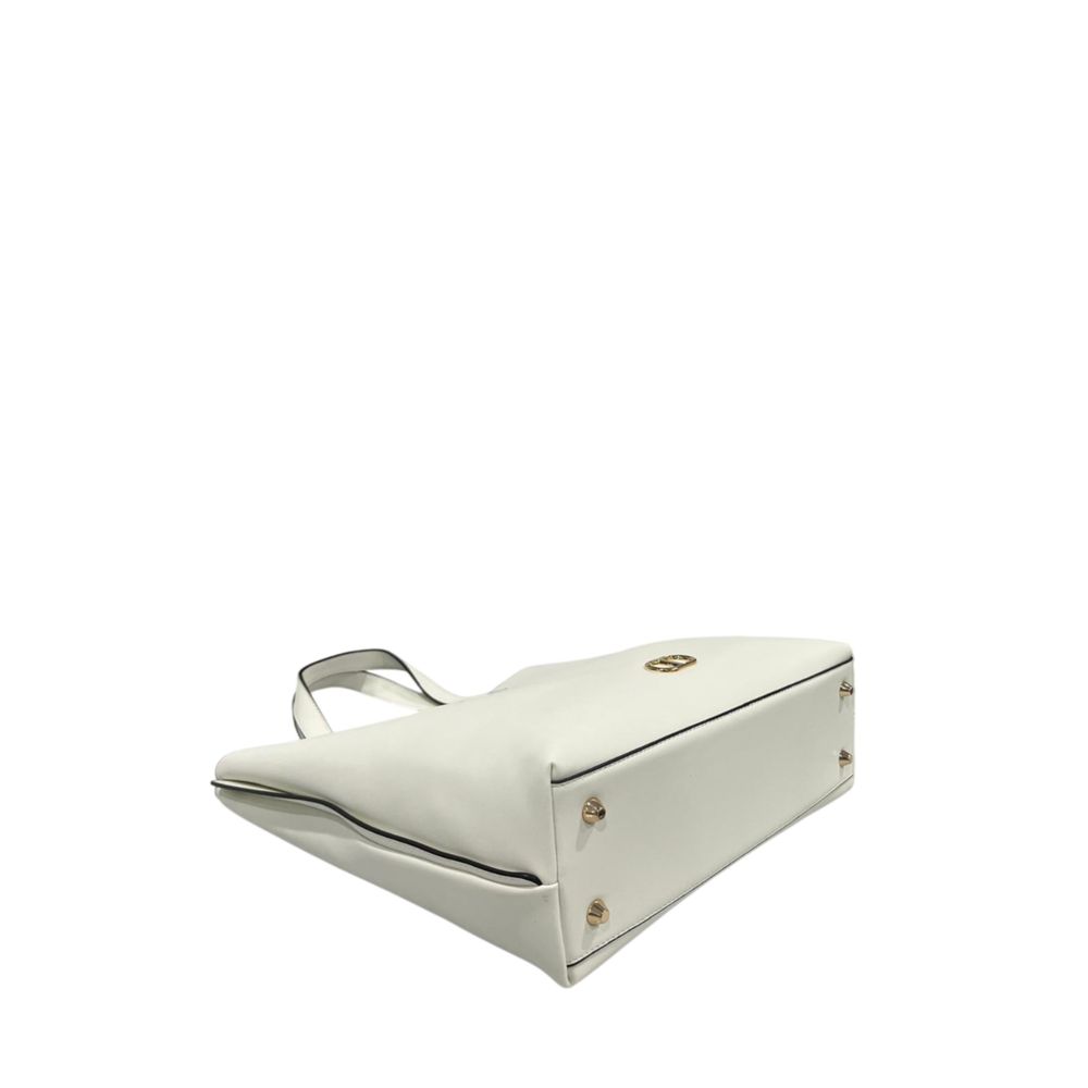 Twinset Weiße Damen-Handtasche aus PU