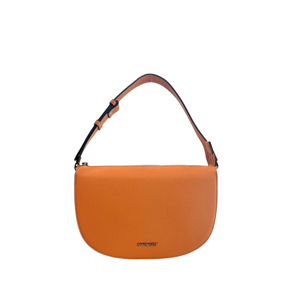 Twinset Orange Polyurethane Women's Shoulder Bag