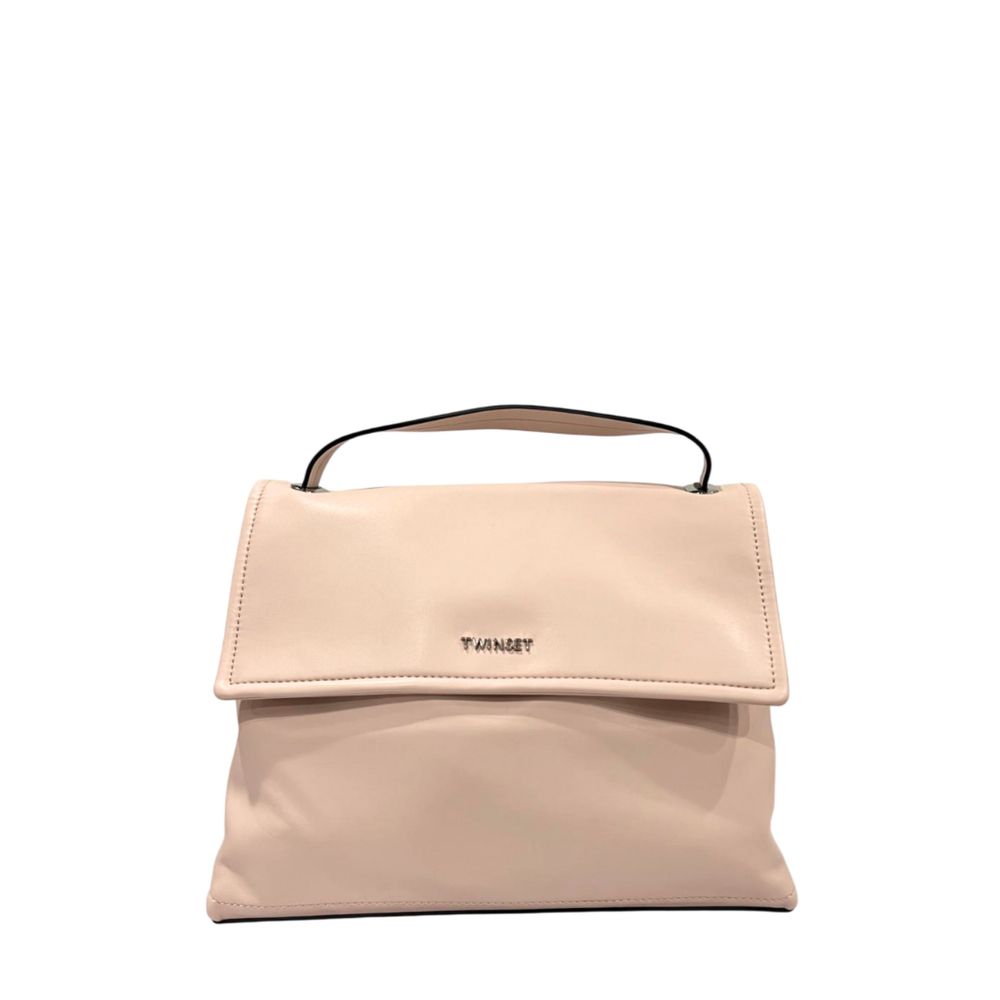 Twinset Pink PU Women's Handbag