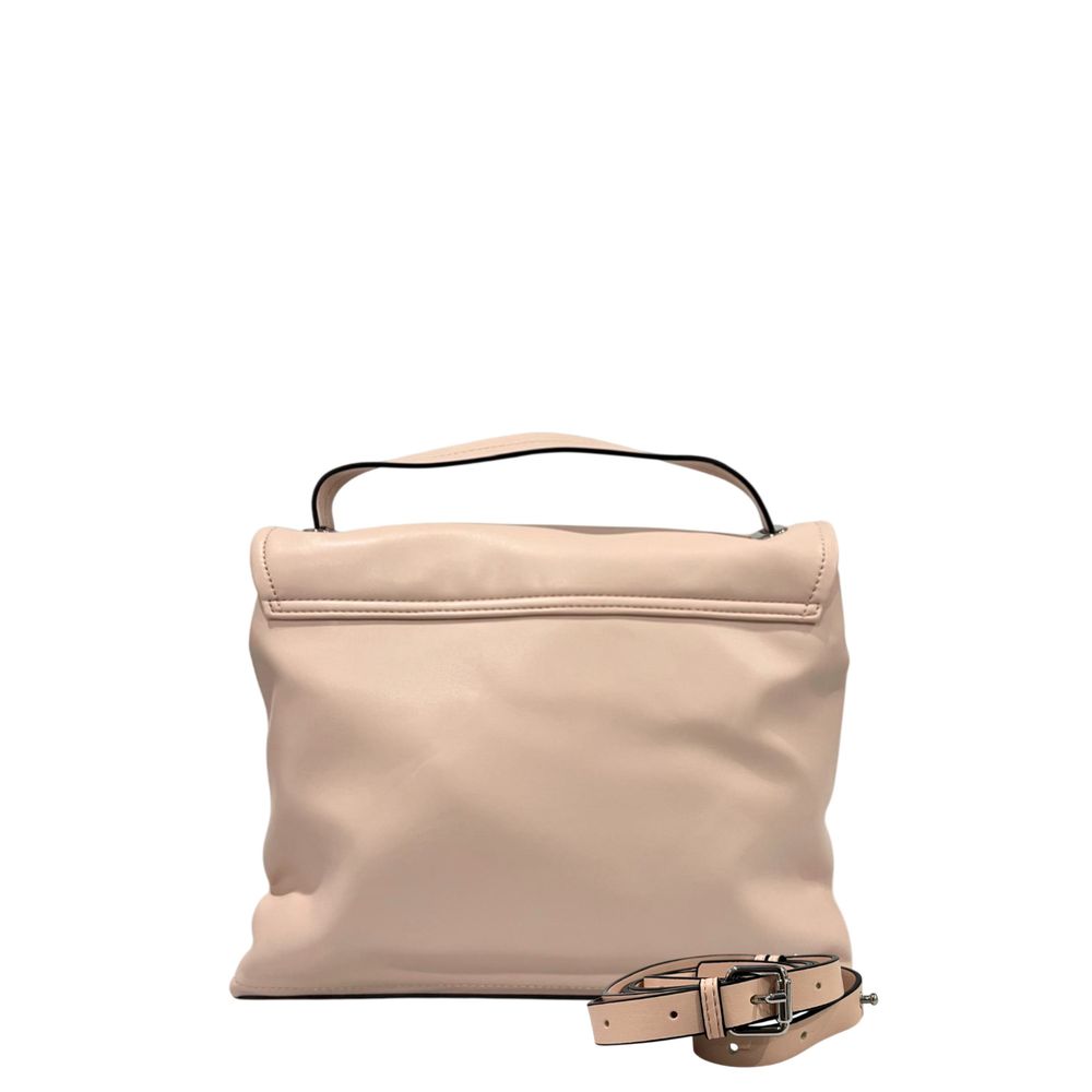 Twinset Pink PU Women's Handbag