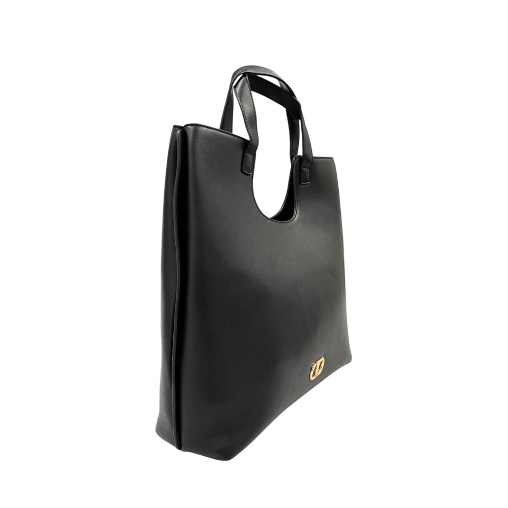 Twinset Schwarze Schultertasche aus PU für Damen