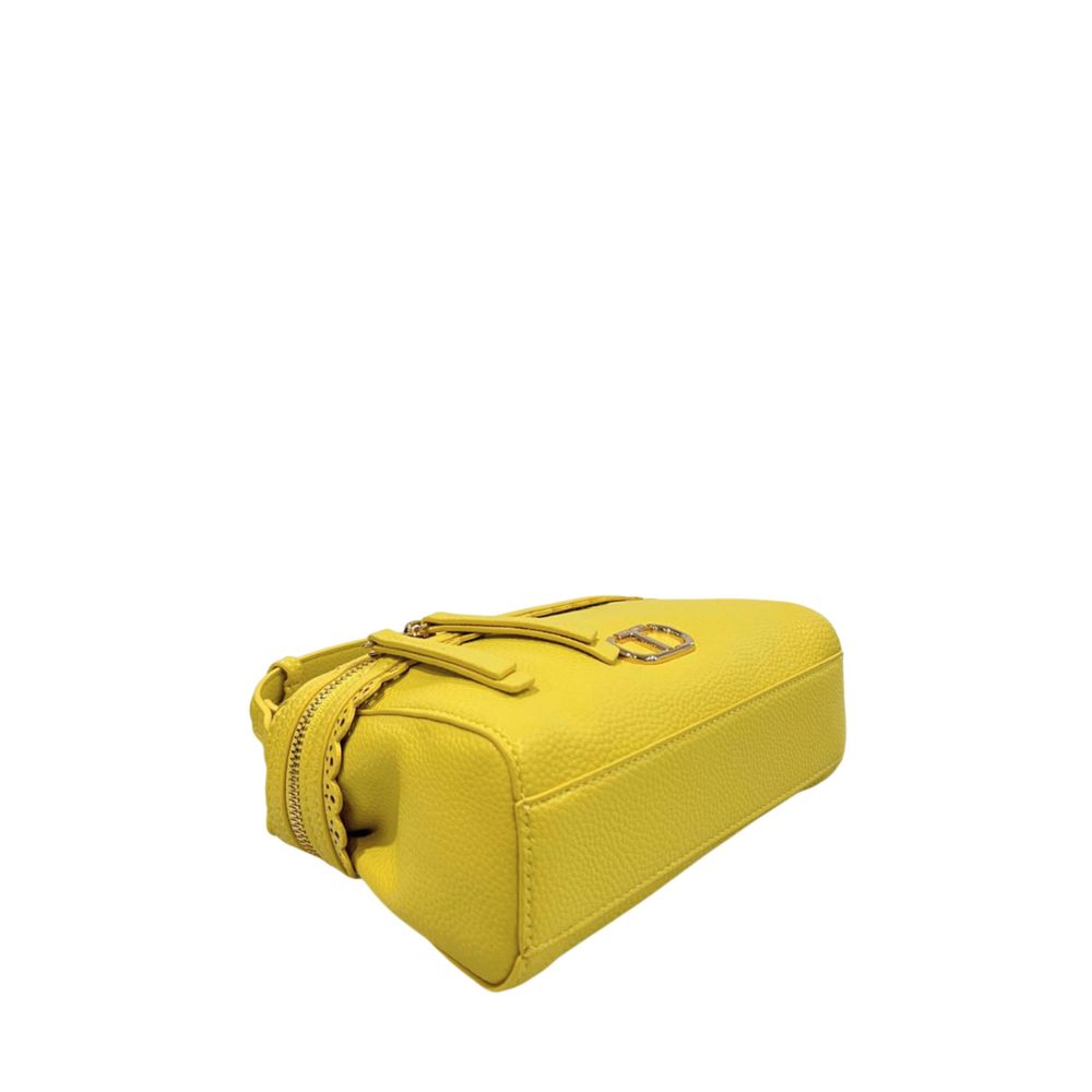 Twinset Zweifarbige Schultertasche aus Polyethylen