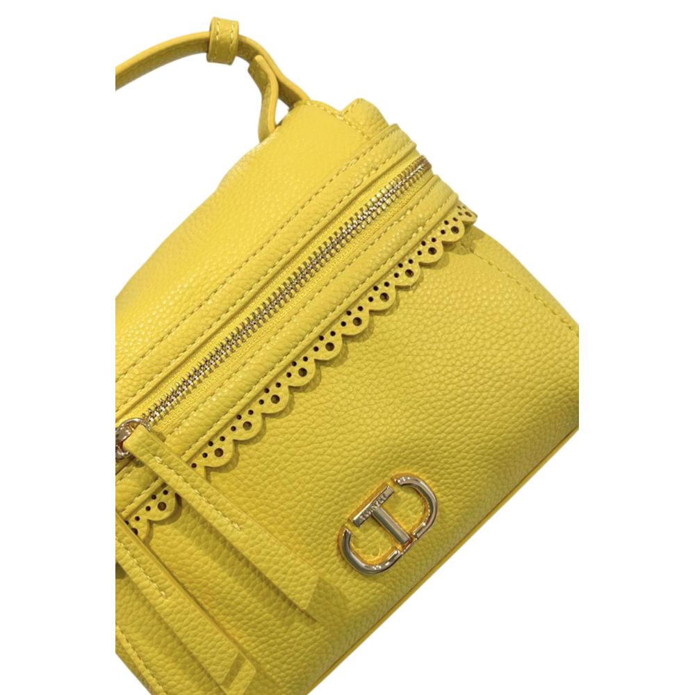 Twinset Zweifarbige Schultertasche aus Polyethylen