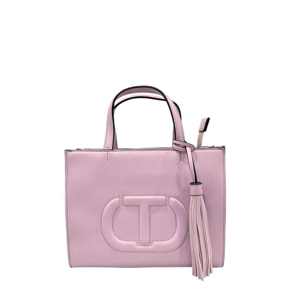 Twinset Damenhandtasche aus lila PU