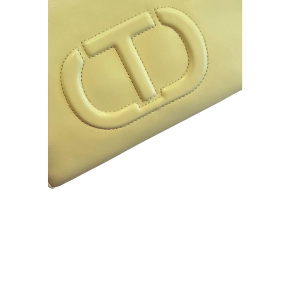 Twinset Zweifarbige Schultertasche aus Polyethylen