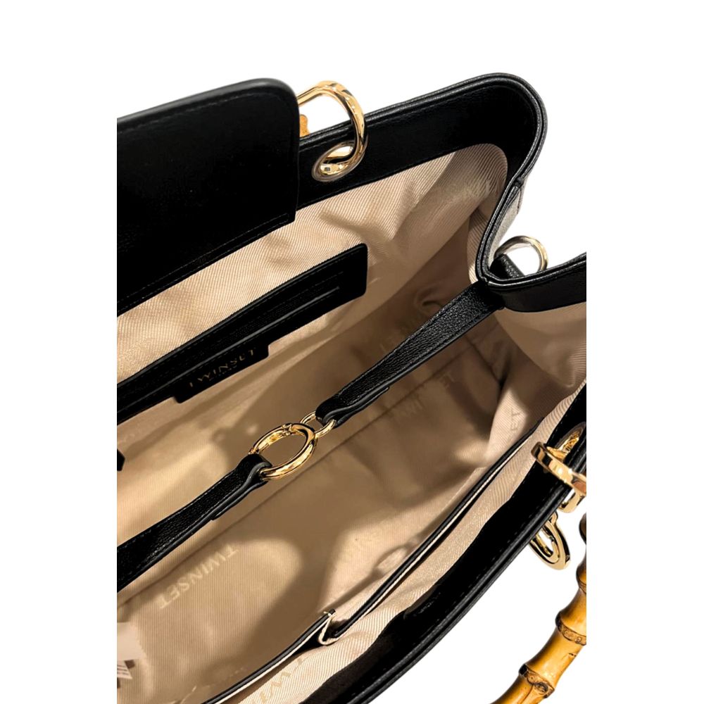 Twinset Women's Black PU Handbag