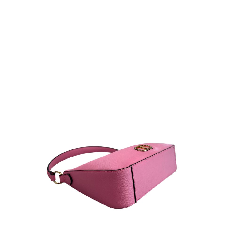 Twinset Pink PU Women's Shoulder Bag