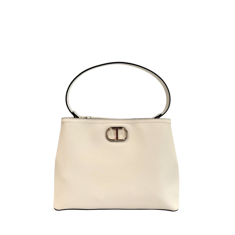 Twinset Weiße Damenhandtasche aus PU