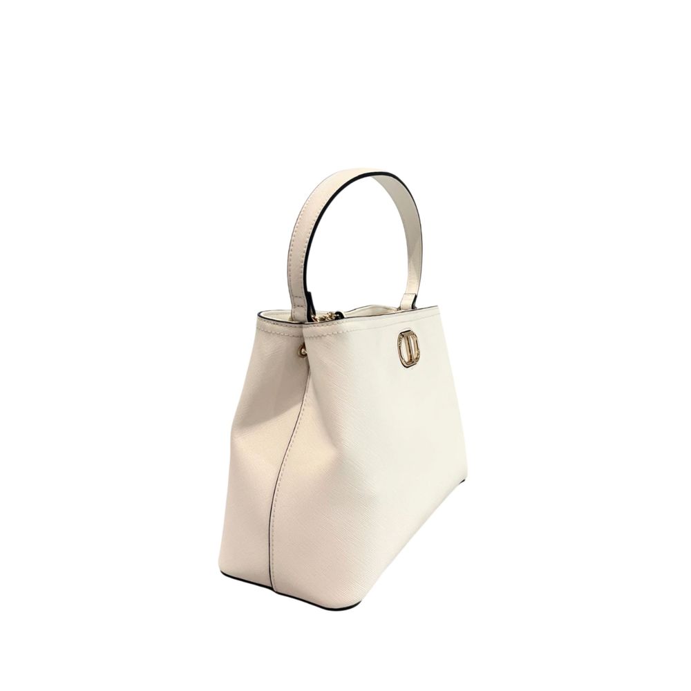 Twinset Weiße Damenhandtasche aus PU