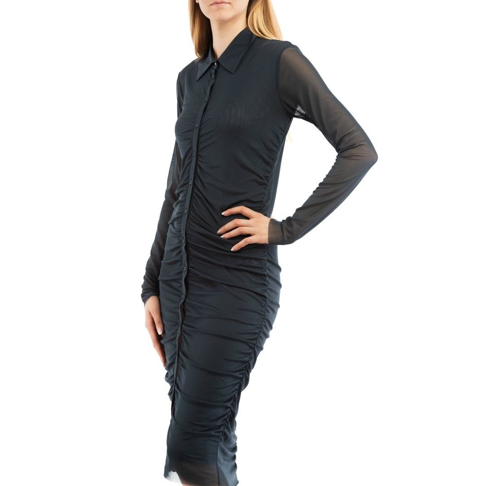 Patrizia Pepe Blue Casual Polyester Dress