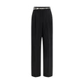 Max Mara Black Triacetate Casual Trousers