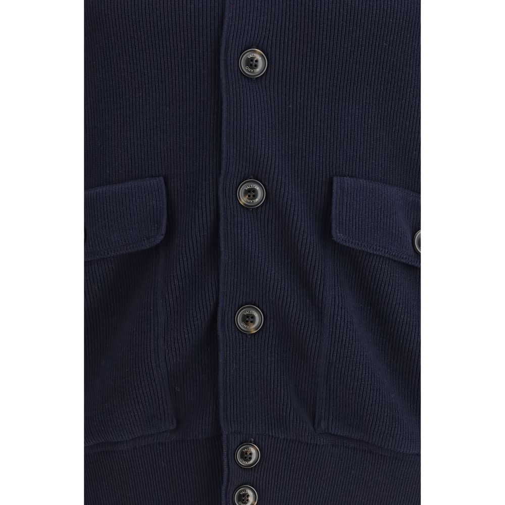 Valstar Blauer Baumwoll-Sweatshirt