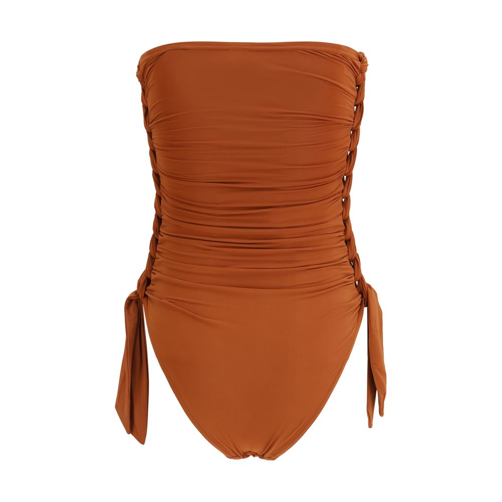 Zimmermann Brown Polyester Jumpsuit
