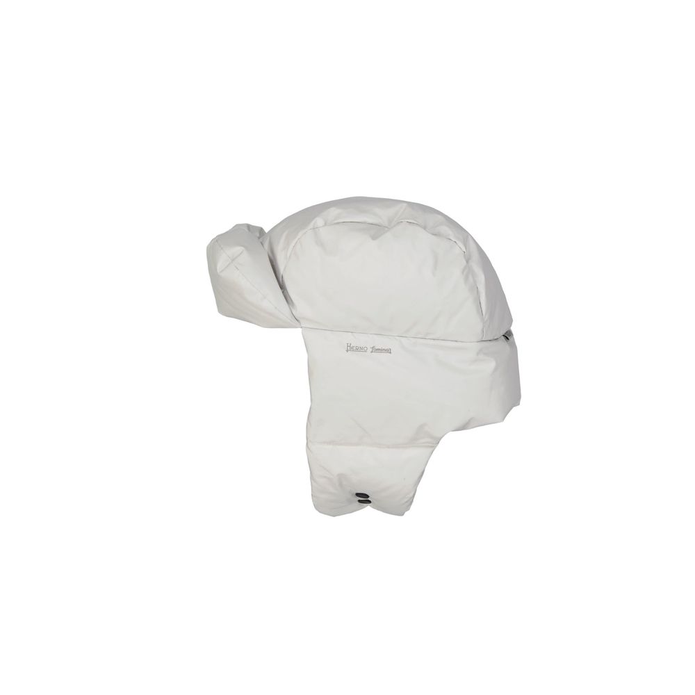 Herno White Polyester Cap