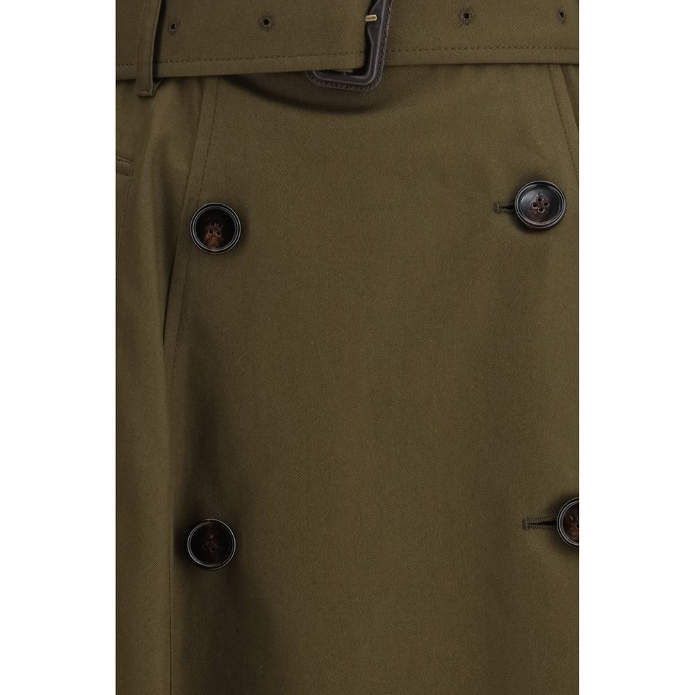 Burberry Zweifarbiger Baumwoll-Midirock