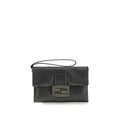 Fendi Schwarze Kalbsleder Bos Taurus Clutch Bag