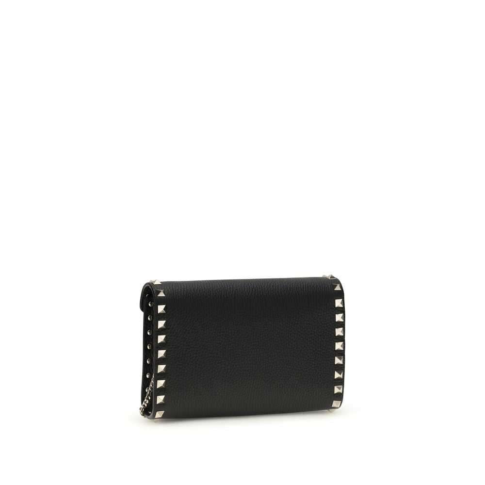 Valentino Garavani Black Calfskin Bos Taurus Wallet