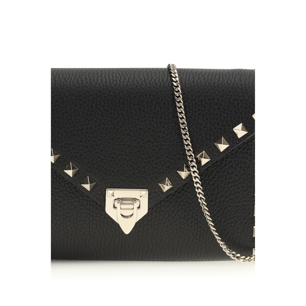 Valentino Garavani Black Calfskin Bos Taurus Wallet