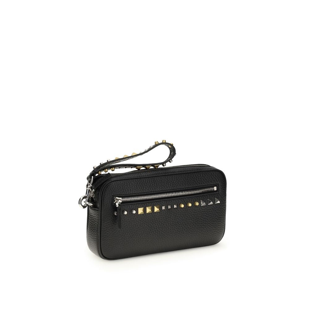 Valentino Garavani Schwarze Kalbsleder Bos Taurus Accessoires