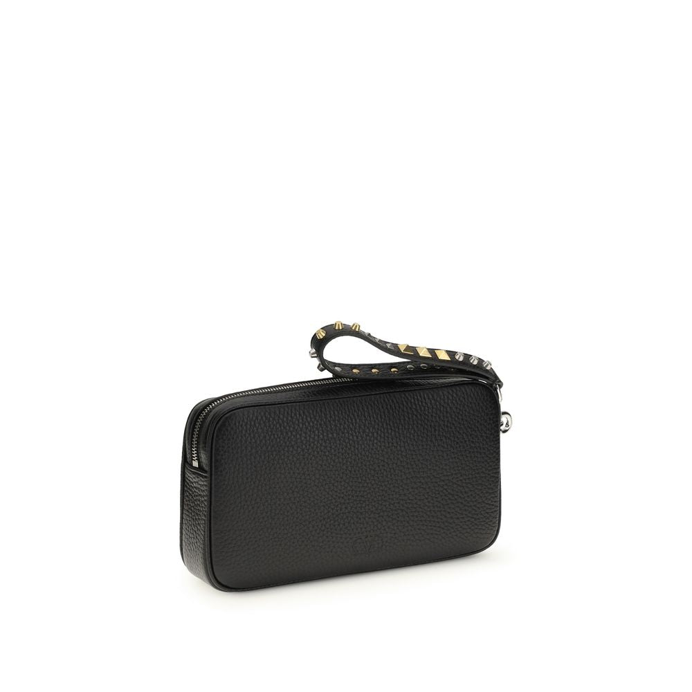 Valentino Garavani Schwarze Kalbsleder Bos Taurus Accessoires