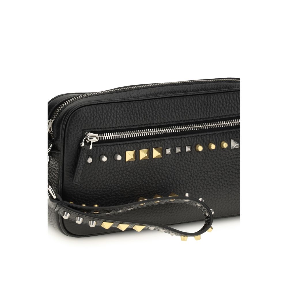 Valentino Garavani Schwarze Kalbsleder Bos Taurus Accessoires