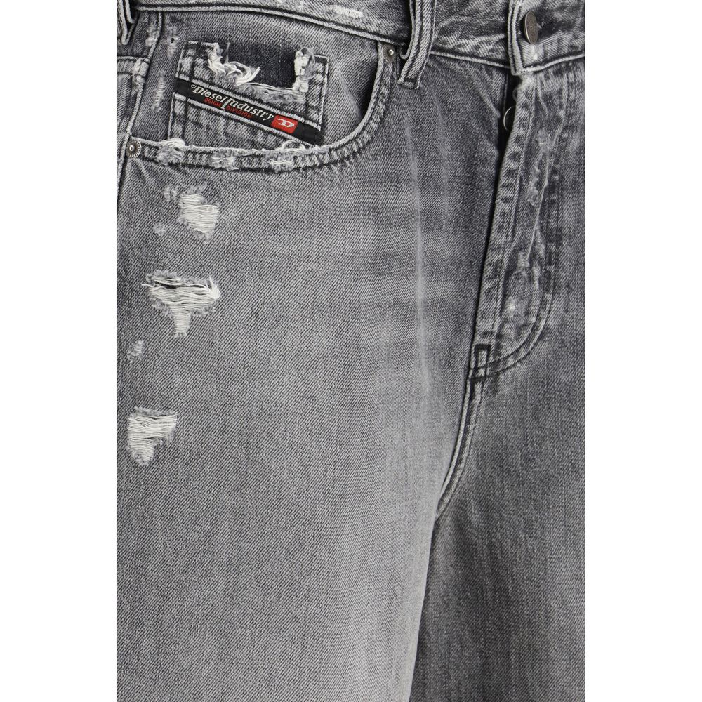 Diesel Graue Cargoshorts aus Baumwolle
